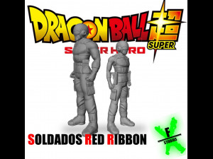 RR SOLDIERS PACK IN DRAGONBALL SUPER SUPER HERO Modelo de impresión 3D