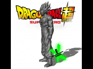 STL file GOKU SUPER HERO DRAGON BALL SUPER 🐉・3D print design to