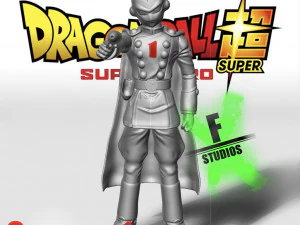 GAMMA 1 ANDROID DRAGON BALL SUPER PAHLAWAN SUPER Model Cetak 3D