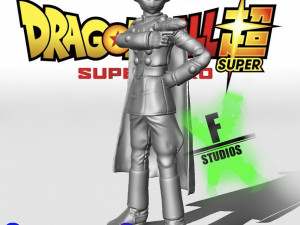 STL file GOKU SUPER HERO DRAGON BALL SUPER 🐉・3D print design to
