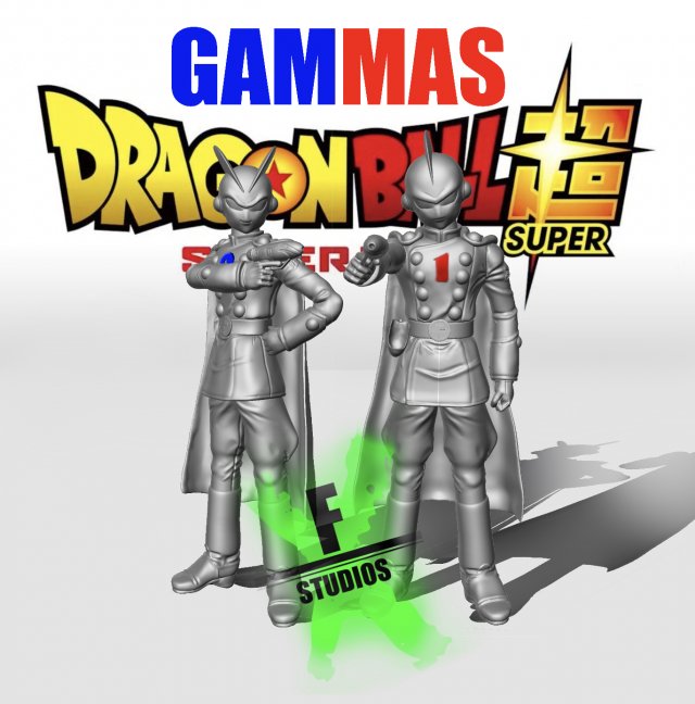 PACK GAMMAS DRAGONBALL SUPER SUPER HERO 3D Print Model .c4d .max .obj .3ds .fbx .stl .blend 