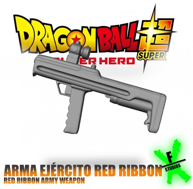 RR ARMY WEAPON - DRAGONBALL SUPER SUPER HERO Modelo de impresión 3D .c4d .max .obj .3ds .fbx .stl .blend 