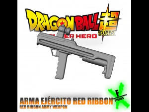 SENJATA RR ARMY - PAHLAWAN SUPER DRAGONBALL SUPER Model Cetak 3D