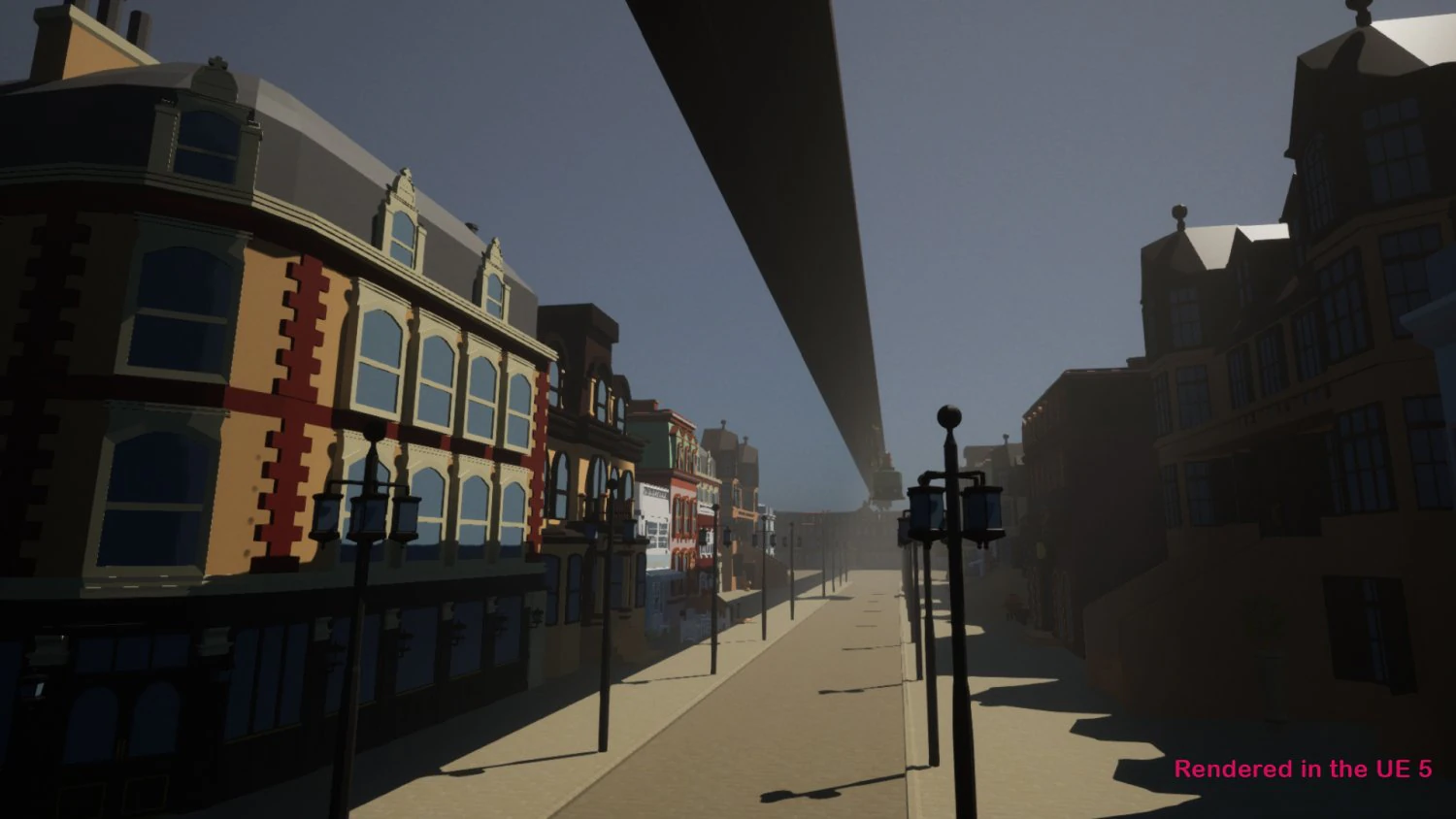 Steampunk Street Set 3D Model .c4d .max .obj .3ds .fbx .stl .blend 