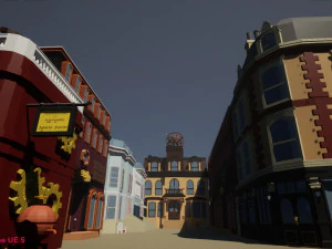 Steampunk Street Set 3D Model