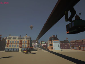 Steampunk Street Set 3D Model