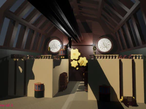 Steampunk Street Set 3D Model