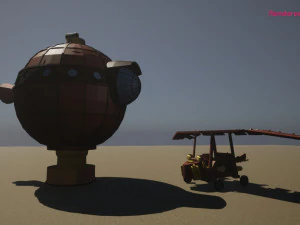 Steampunk Street Set 3D Model