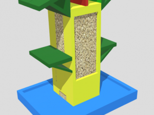 Bird feeder 3D Model