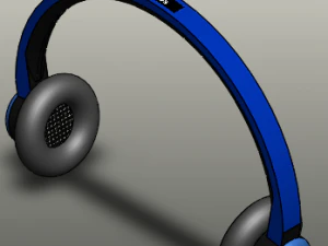 Contoh Headphone Model 3D