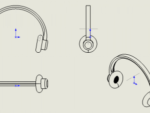 Headphone Sample 3D मॉडल