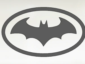 Batman Sign-Logo 3D Model
