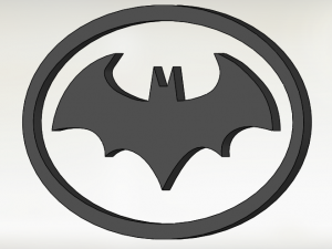 Batman Sign-Logo 3Dモデル