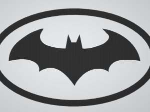 Batman Sign-Logo 3Dモデル