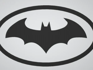 Batman Sign-Logo 3D Model