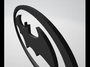 Batman Sign-Logo 3D Model