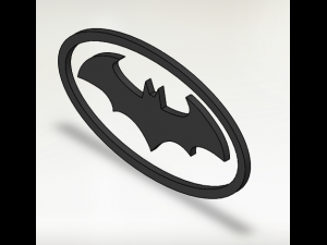 Batman Sign-Logo 3Dモデル