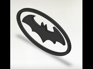 Batman Sign-Logo 3D Model