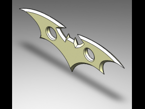 Batarang from Batman The Telltale Series Modelo 3D