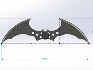 Batarang from Batman Arkham Series 3Dモデル
