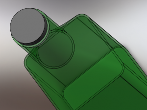 Fancy 3D bottle 3D Model