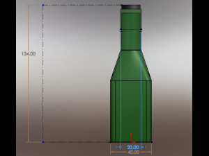 Fancy 3D bottle 3D Model