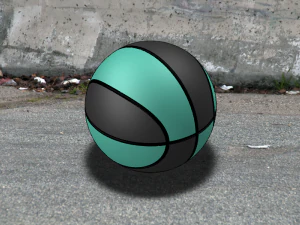 Basketball-Typ, perfekt 3D Modell