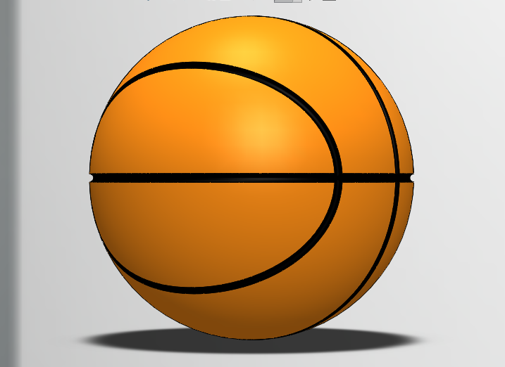 Bola de Basquete (Basketball), 3D CAD Model Library