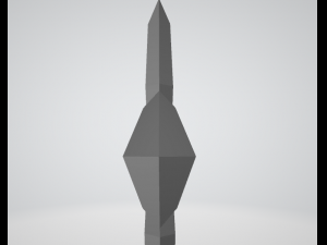 Blue LED Shuriken-Ninja Star Modelo 3D