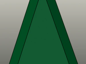 The Arrow Series Logo - Green Arrow 3D Model