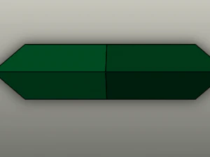 The Arrow Series Logo - Green Arrow 3D Model