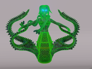 Mermaid Model 3D