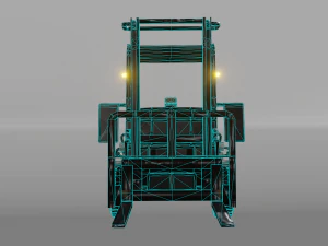 Forklift 3D Model