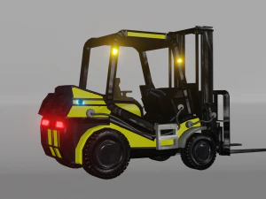 Forklift 3D Model