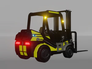 Forklift 3D Model