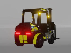 Forklift 3D Model