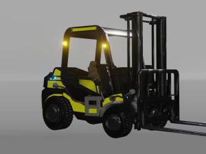 Forklift 3D Model