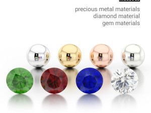 Rhinoceros with V-Ray Scene Setup for Jewelry 3D Rendering Texturas CG