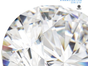 KeyShot Scene Setup For Jewelry Diamonds Renderings 3D-Modell