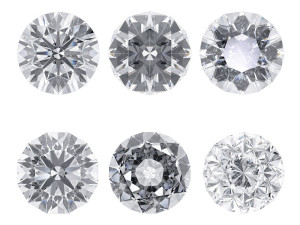 Different Facet of Round-cut Diamond s Pack 1 3D Model