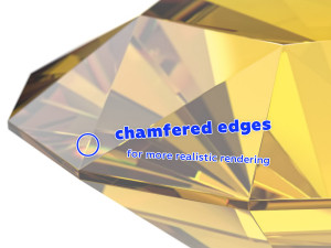 Different Facet of Round-cut Diamond s Pack 1 3D Model