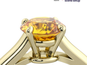 Photorealistic KeyShot Jewelry 3D Render Scene Setup Pack1 3D Модель