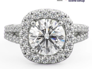Photorealistic KeyShot Jewelry 3D Render Scene Setup Pack1 3D Модель