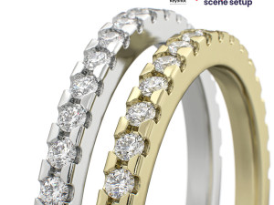 Photorealistic KeyShot Jewelry 3D Render Scene Setup Pack1 3D Модель