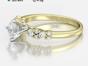 Jewelry 3D Rendering Scene Setup For 3ds Max and V-Ray Modelo 3D