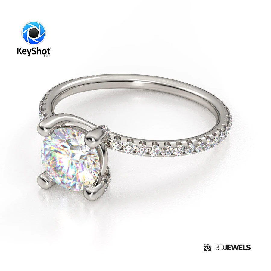 Jewelry Realistic Render Scene Setup For KeyShot Pack2 3D Model .c4d .max .obj .3ds .fbx .stl .blend 