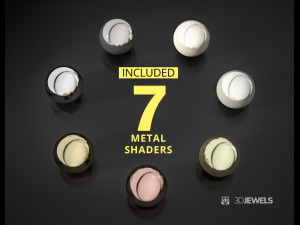 3ds Max V-Ray Scene Settings For Jewelry 3D Rendering 3D Model