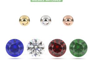 KeyShot Contrast Scene Setup For 3D Jewelry Animation 360 Rendering 3D 模型