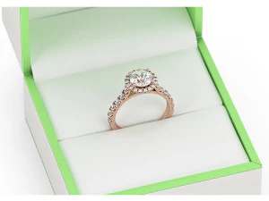 Jewelry Ring Gift Box for Visualization 3D Model