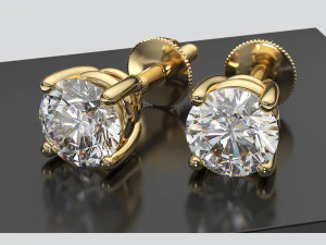Photorealistic KeyShot Scene Setups For Jewelry 3D Rendering On Display 3D Model